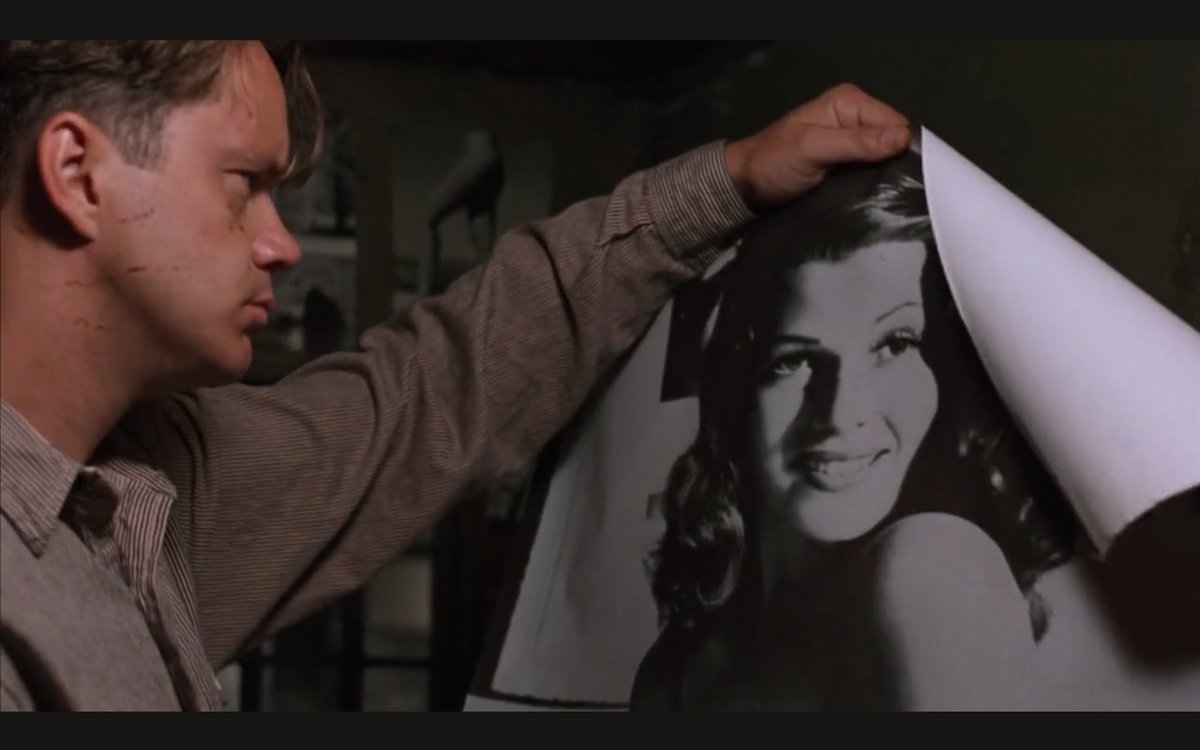 So, when Andy Dufresne came to me in 1949 and asked me to smuggle Rita Hayworth into the prison for him, I told him, No problem.
The Shawshank Redemption 1994