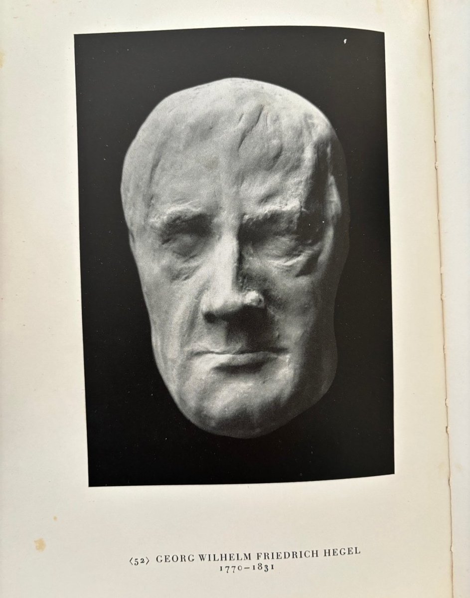 The death mask of Hegel, published in 'Das Ewige Antlitz', 1927
