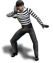 Fuck it, Sims 2 Burglar Halloween Costume