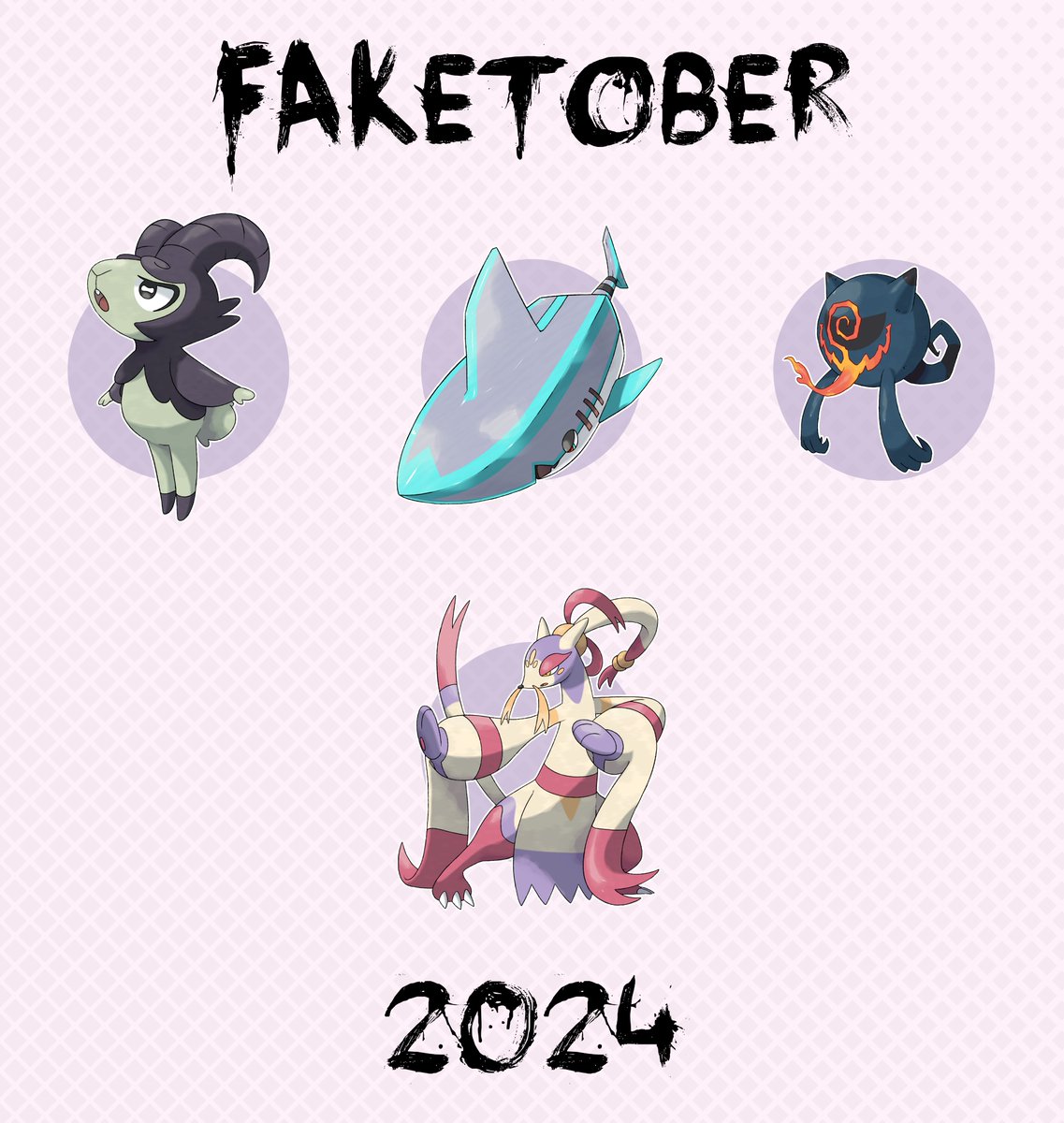 Now that October is over, I'm showing you a compilation of the 31 designs I made for this year's faketober

I hope you like it!!!