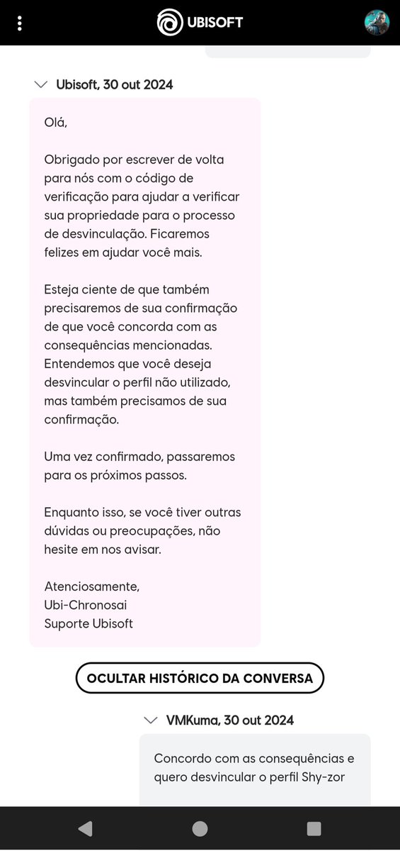 VitorVMMV's tweet photo. @UbisoftBrasil O pior suporte do MUNDO!

Estou desde o dia 30 de Novembro esperando resposta de uma desvinculação de uma conta da PSN inexistente vinculada ao meu Ubisoft+ mas não respondem e não me DEIXAM ABRIR OUTRO CHAMADO!

O negócio é encerrar essa merda, já que não posso usar! 

HORRÍVEL https://t.co/XqCAH3GQa0