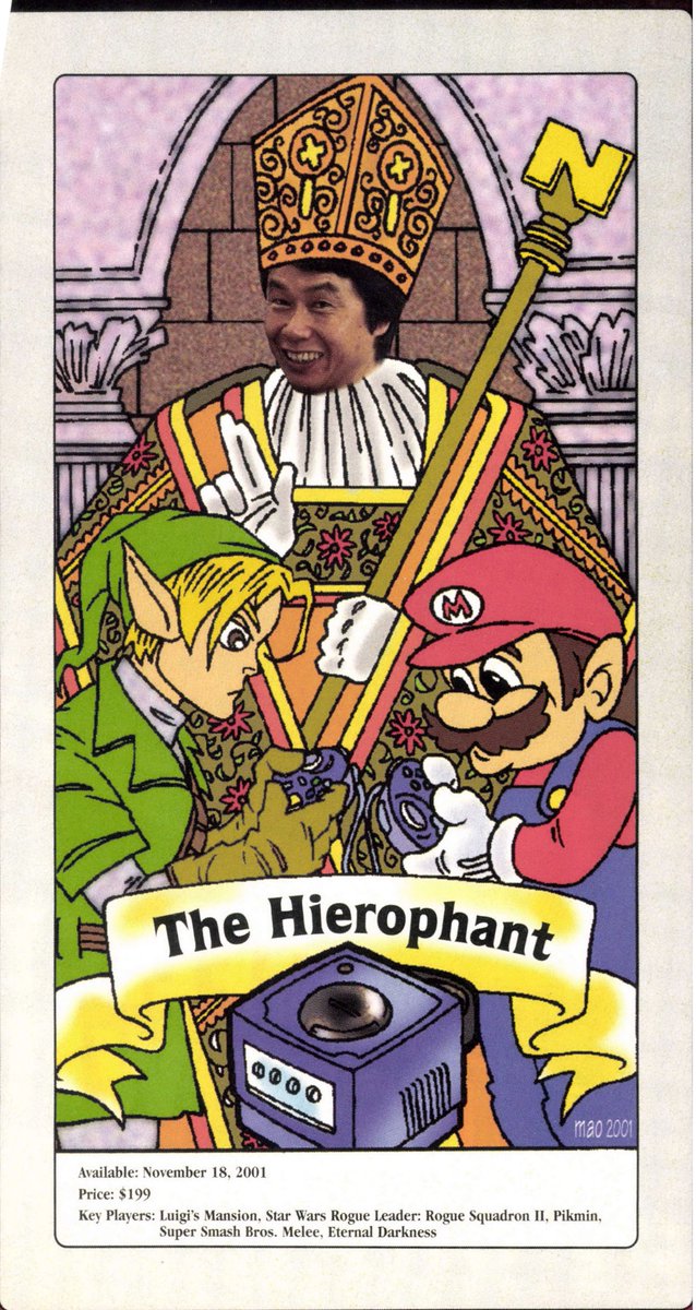 Game Console tarot cards (GamePro #158, Nov. 2001)