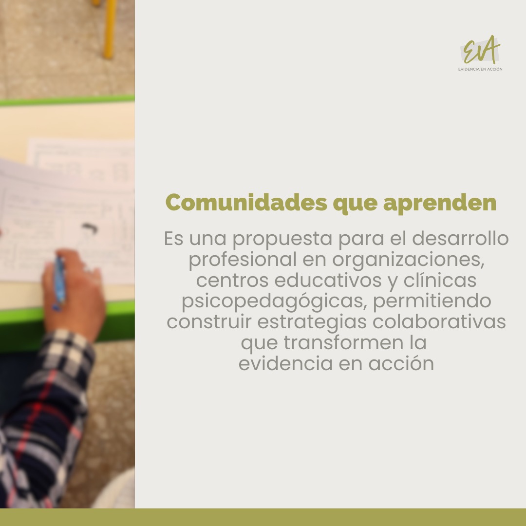 EvidenciaEVA's tweet photo. Así trabajamos con centros educativos que quieren transformarse en #ComunidadesQueAprenden 📚✨
Escríbenos a info@evidenciaenaccion.com 📩 si te interesa conocer más 💡 https://t.co/gfBshoVWzE