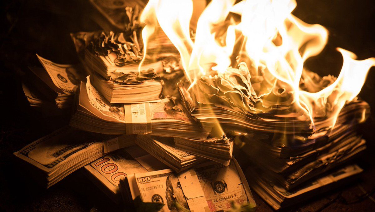 TheBabylonBee's tweet image. Study: Burning Money Far More Beneficial Than Donating To A Politician buff.ly/2vNVLRD