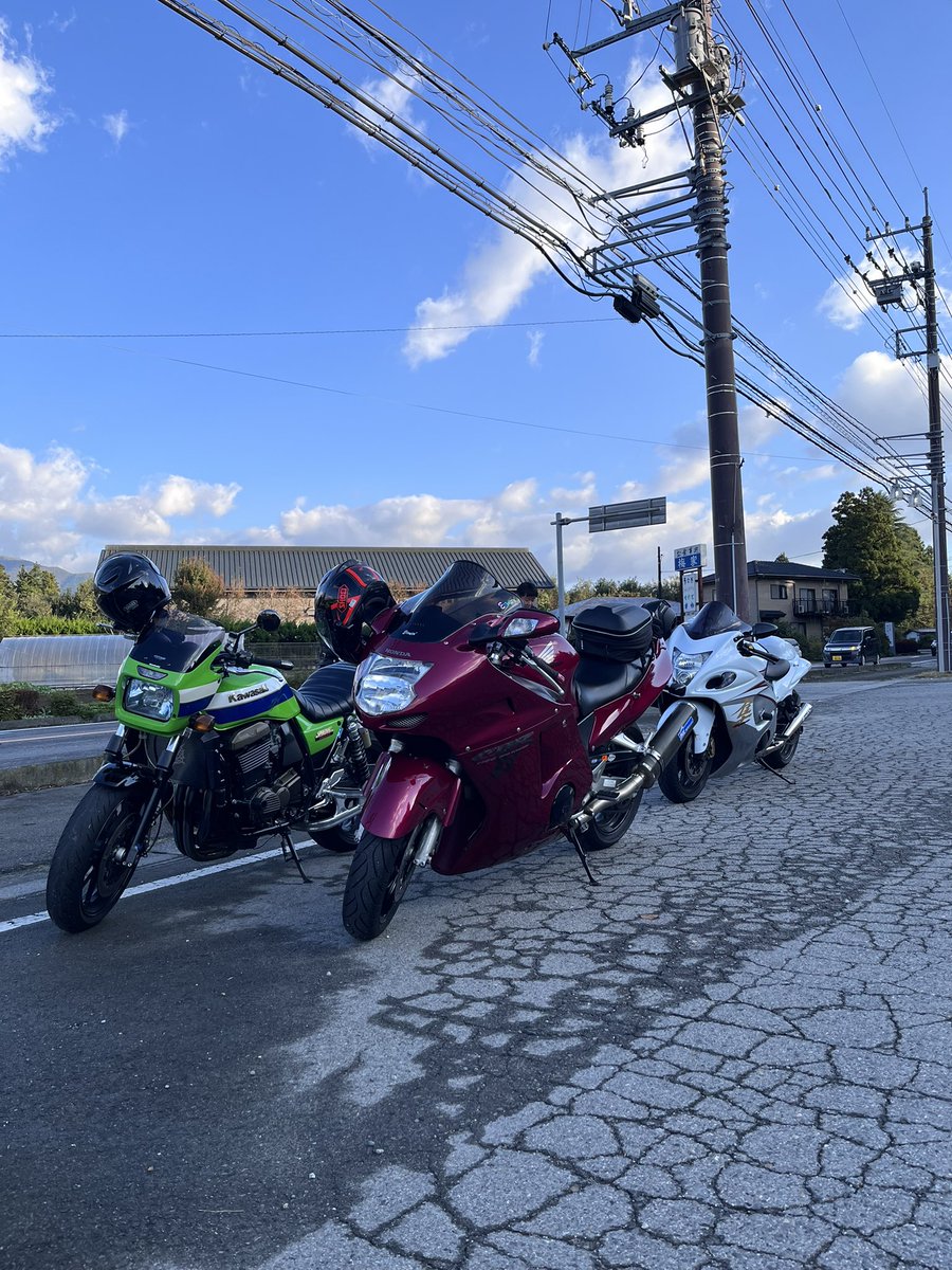 ライダーの朝は早くて寒いww