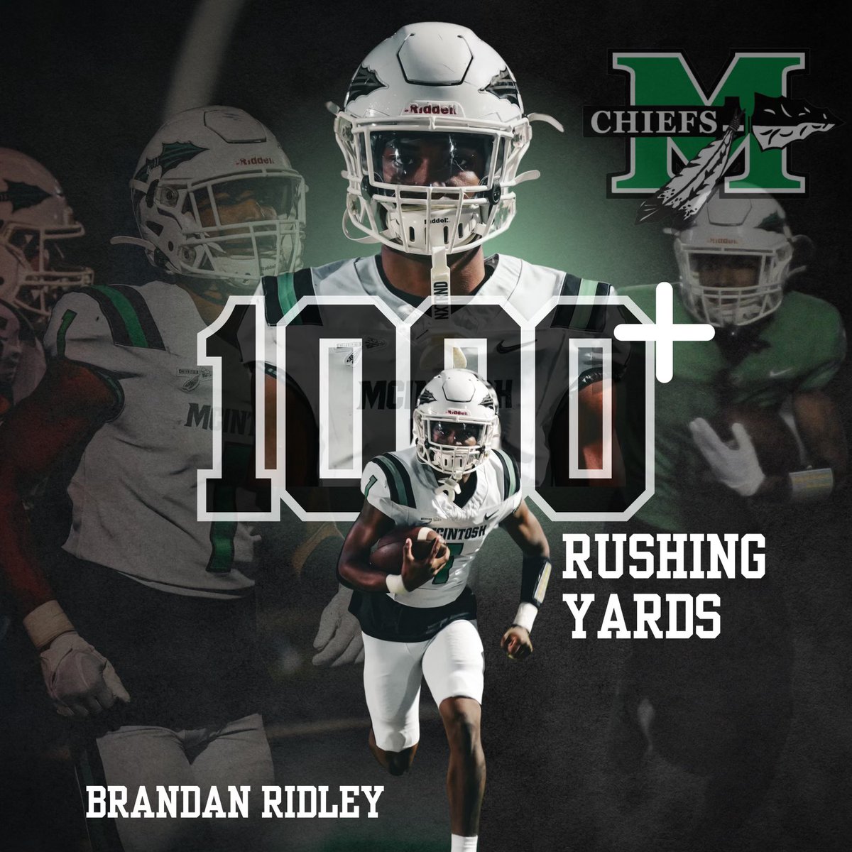 Brandan Ridley (@brandad2solidd) on Twitter photo 1000 Yard rushing season JR season in the book #untilnextyear #moretoprove
<a href="/chowan6464/">Derek Smith</a> <a href="/RecruitMcintosh/">Mcintosh Football</a> <a href="/RecruitGeorgia/">Recruit Georgia</a> <a href="/MHS_Chiefs/">McIntosh High School</a> <a href="/FayetteSports/">Fayette Co. GA Sports</a> <a href="/On3Recruits/">On3 Recruits</a> <a href="/BenMoore247/">Ben Moore</a> <a href="/PrepRedzoneGA/">Prep Redzone Georgia</a> <a href="/ChadSimmons_/">ChadSimmons</a> 1000 Yard rushing season JR season in the book #untilnextyear #moretoprove
<a href="/chowan6464/">Derek Smith</a> <a href="/RecruitMcintosh/">Mcintosh Football</a> <a href="/RecruitGeorgia/">Recruit Georgia</a> <a href="/MHS_Chiefs/">McIntosh High School</a> <a href="/FayetteSports/">Fayette Co. GA Sports</a> <a href="/On3Recruits/">On3 Recruits</a> <a href="/BenMoore247/">Ben Moore</a> <a href="/PrepRedzoneGA/">Prep Redzone Georgia</a> <a href="/ChadSimmons_/">ChadSimmons</a>
