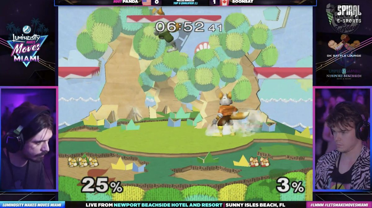 I think I've just been really dumb recently and bad at using my eyes, but I think if you have a stream layout with the cams like this, you shouldn't also have the names/game count on the top. I was so lost looking everywhere but the top of the screen for some reason LOL