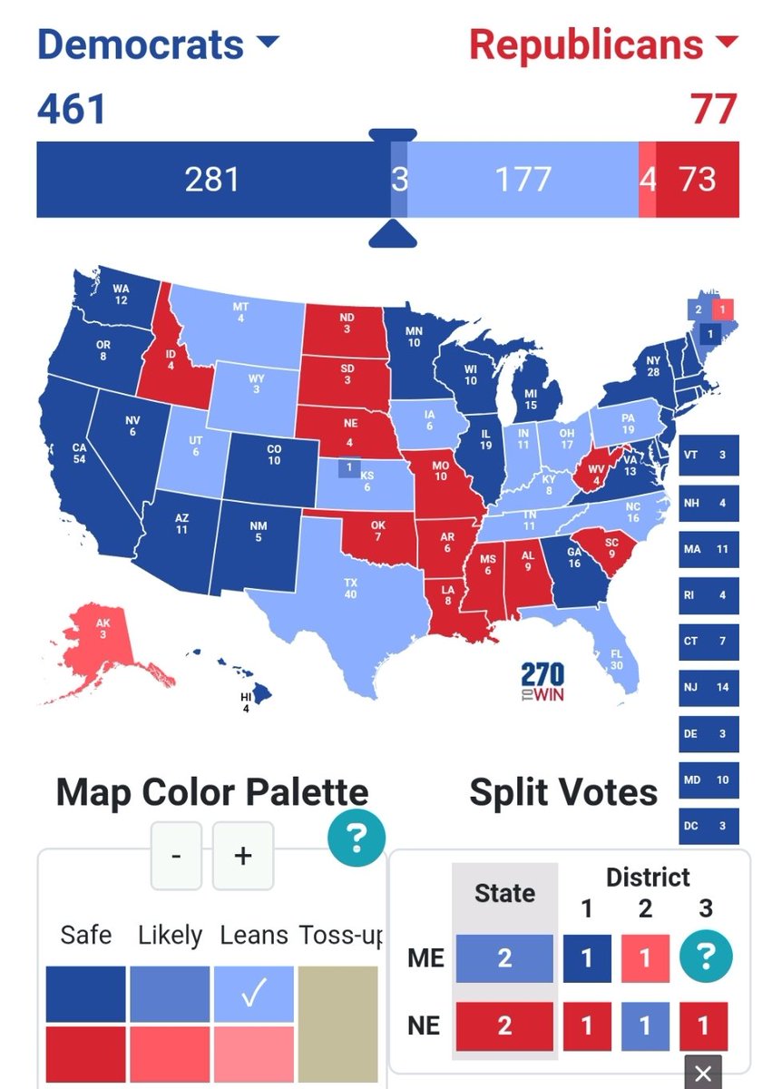 timmytrueblue's tweet image. ...

I believe @KamalaHarris
will flip more than one
Red State to Blue State
because of Republicans
and Independent Voters
who love America just
as much as Democratic
Voters love America!

Thank You! Thanks to
all my fellow democracy
loving Americans!

#UnitedForAmerica!
#Vote!
