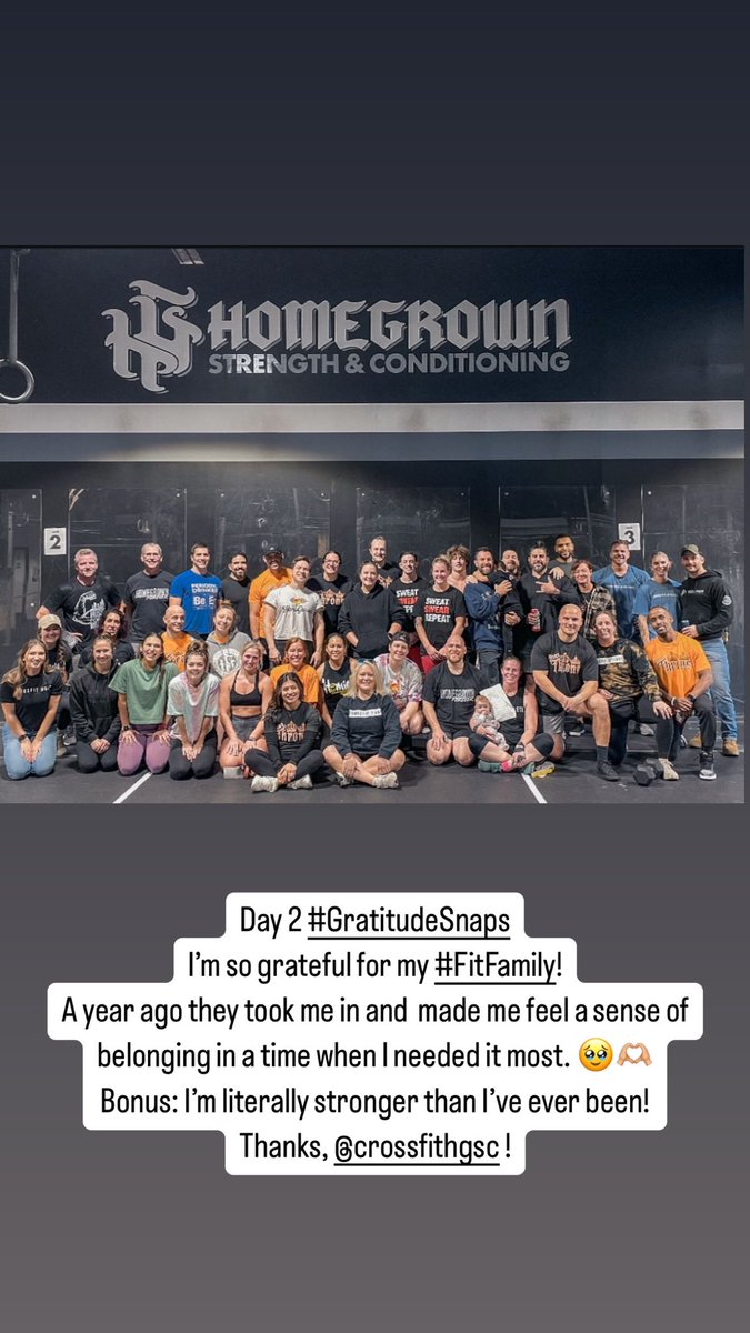 TaraMartinEDU's tweet photo. Day 2 #GratitudeSnaps
I’m so grateful for my #FitFamily! 
A year ago they took me in and  made me feel a sense of belonging in a time when I needed it most. 🥹🫶🏼
Bonus: I’m literally stronger than I’ve ever been!

#RealEdu #BookSnaps #tlap #MLmagical https://t.co/kkSlBKB8q8
