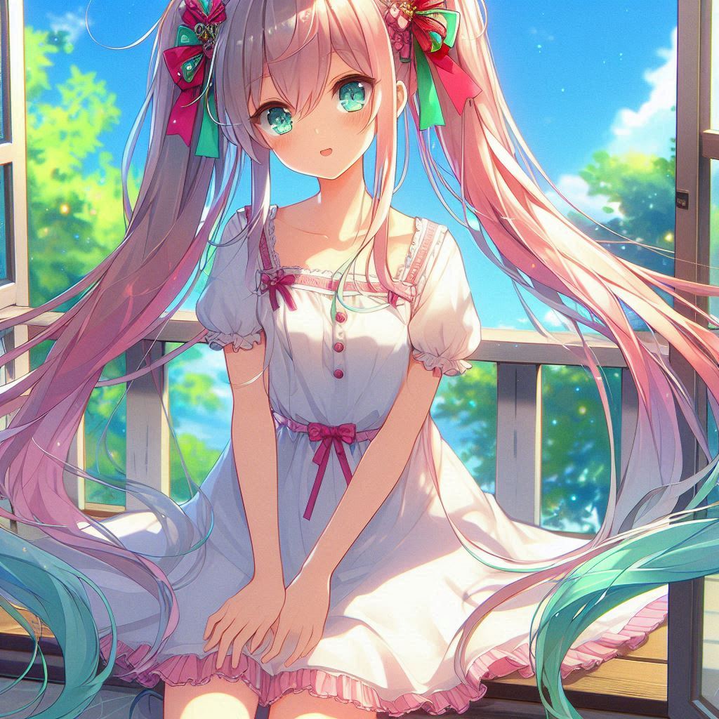 Rev_MMHKRL_Aika's tweet photo. #AI生成画像イラスト #アニメイラスト #オリキャラ #美少女イラスト
#双子姉妹 #ツインテール #ストレートヘア #ピンク髪 #緑髪 #非売品 #転売不可
#AIgeneratedImages #animeartist #illustration #animegirl #Kawaii
#DigitalArt #OriginalJapaneseAnimeticGirlsArtist #NotForSale #NotForResale https://t.co/MWeV1YbOvK