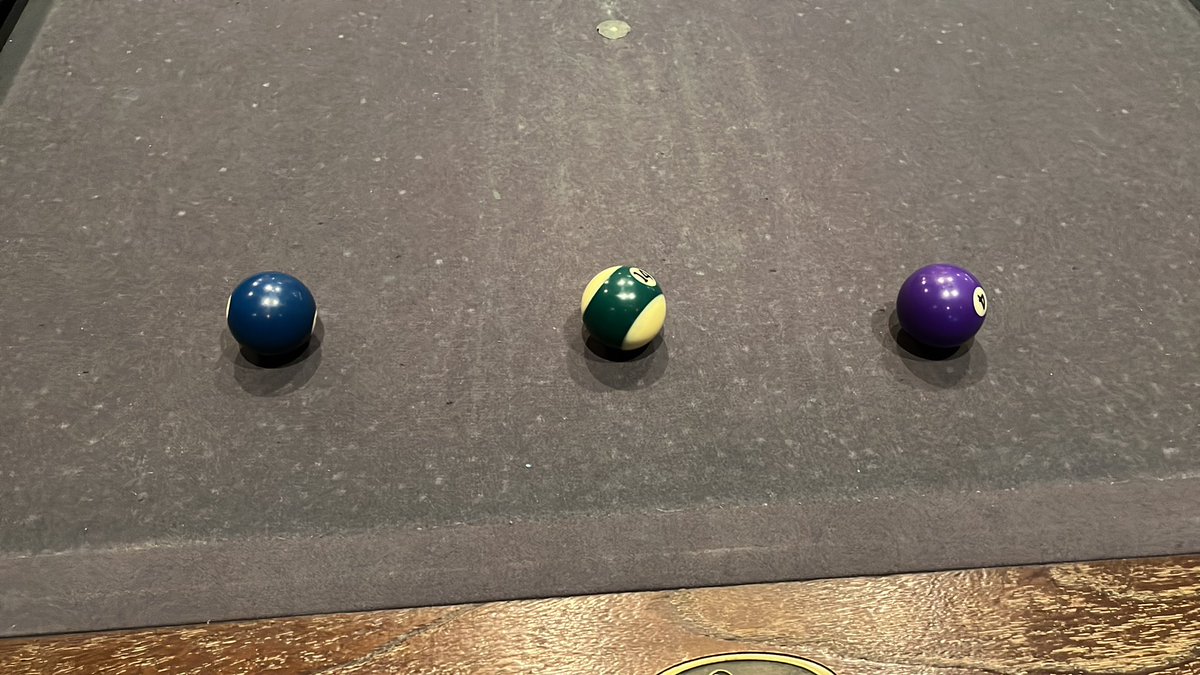ReliableRonin's tweet photo. These are our favorite pool balls. https://t.co/NdRlnJJboj
