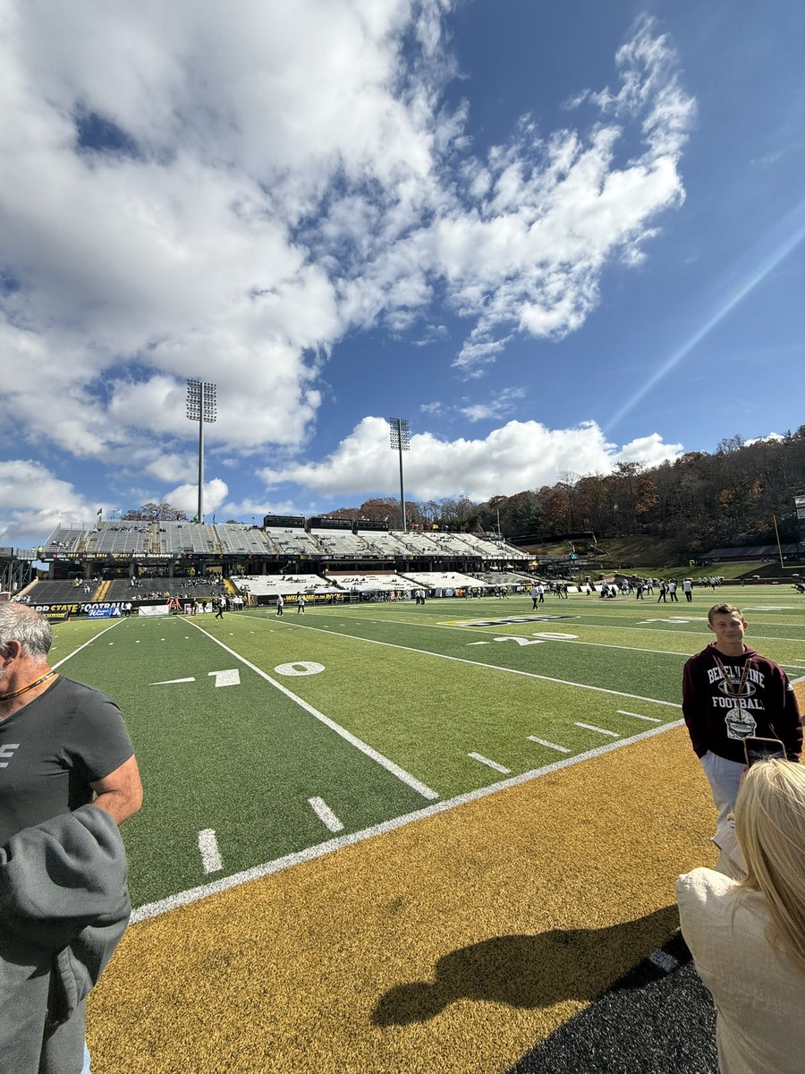 I had a great game-day visit at <a href="/AppState_FB/">App State Football</a> Big thank you to <a href="/OLCoachPahl/">Brandon Pahl</a> and <a href="/IanMartinezFB/">Ian Martinez</a> for the great opportunity!