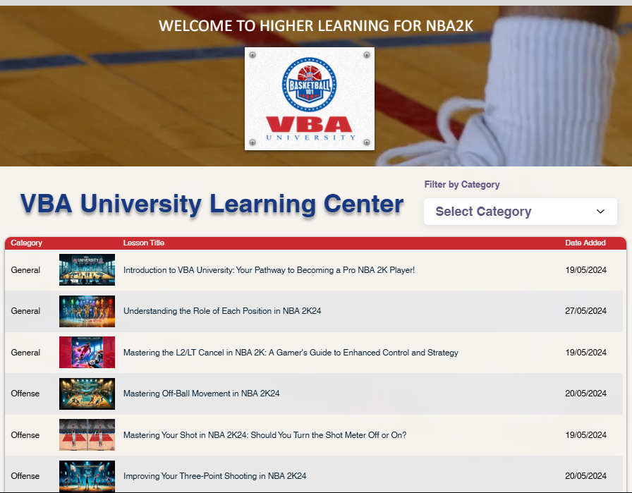 vbaleague.com/vba-university…!