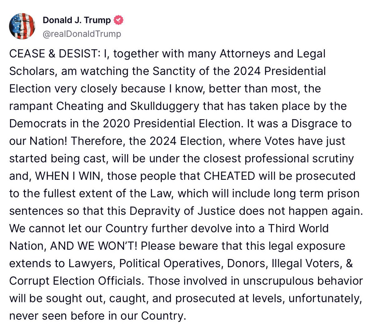 Reversequestion's tweet photo. You’ve been warned‼️
Do the crime and you’ll definitely do the time…….Someone is watching you🤬 https://t.co/Lb7pnRkqpE
