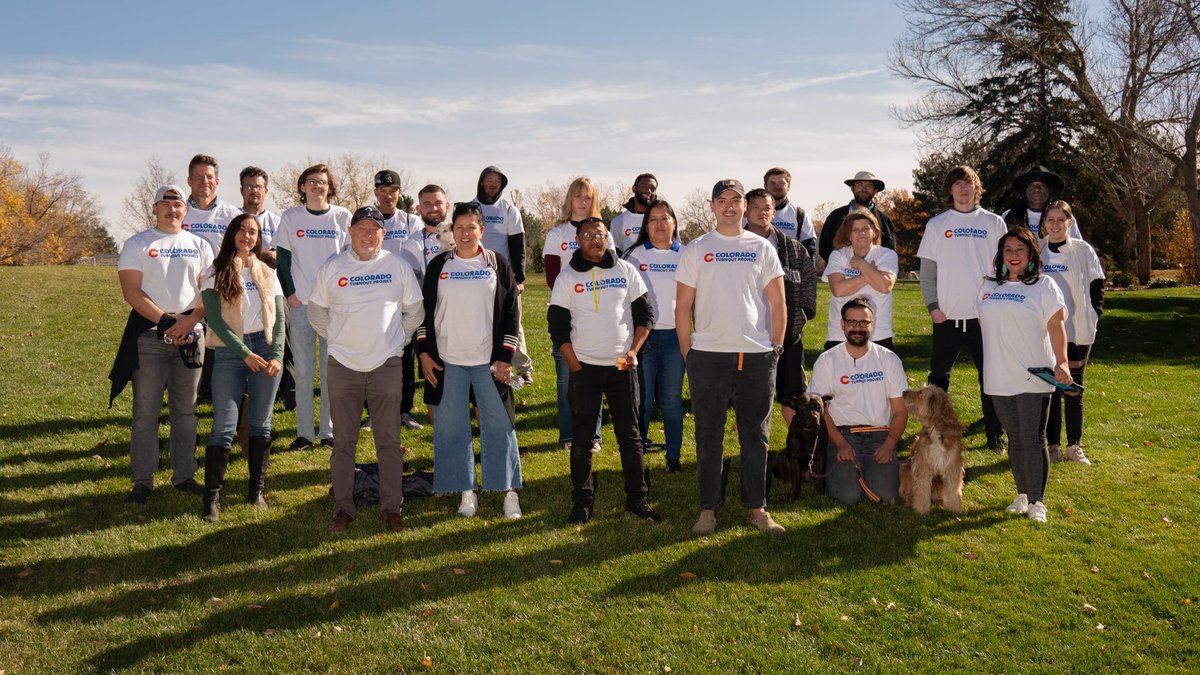 CO_Turnout's tweet photo. Thank you to everyone who came out today for our canvass in District 4! Because of passionate citizens like you, we are going to send Lauren Boebert packing and elect candidates who actually care about our interests up and down the ballot! https://t.co/6GBaBzllJu