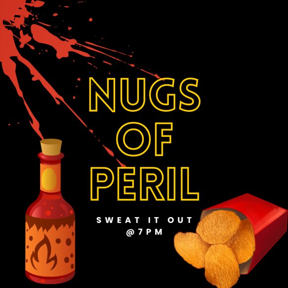 RottenAppleVids's tweet photo. You've heard of @firstwefeast #Hotones &amp; the Wings of Death, well in 1.5hrs we will introduce the NUGS OF PERIL!!

Thanks to your donations we will be going through the season 24 gauntlet.

There is still time to donate &amp; every $ goes to @LurieChildrens

https://t.co/6YFG2cFw9p https://t.co/E8AkocTnPk
