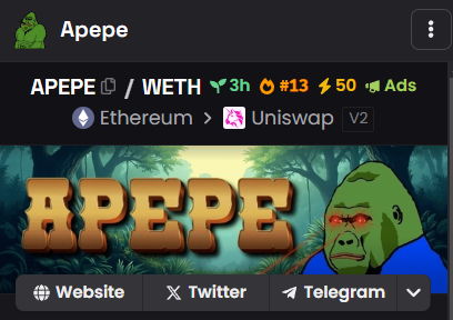 $APEPE tweet media