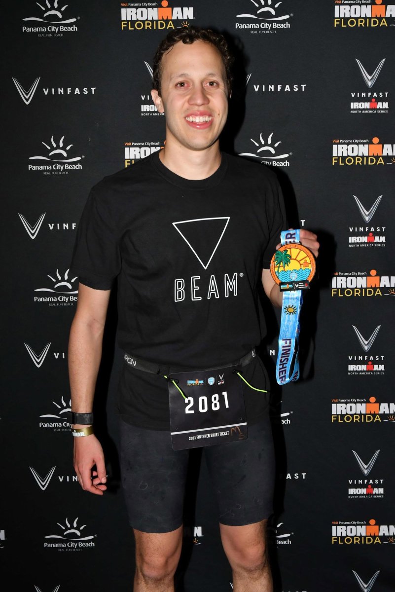 BEAMStreamGG's tweet photo. @MunozAlexander (son of BEAM CEO @MunozAngel ) completing an Ironman Triathlon, one of the most challenging endurance races in the world, that pushes athletes to their physical and mental limits.

"Only those who will risk going too far can possibly find out how far they can go." https://t.co/KJniYqcMJl