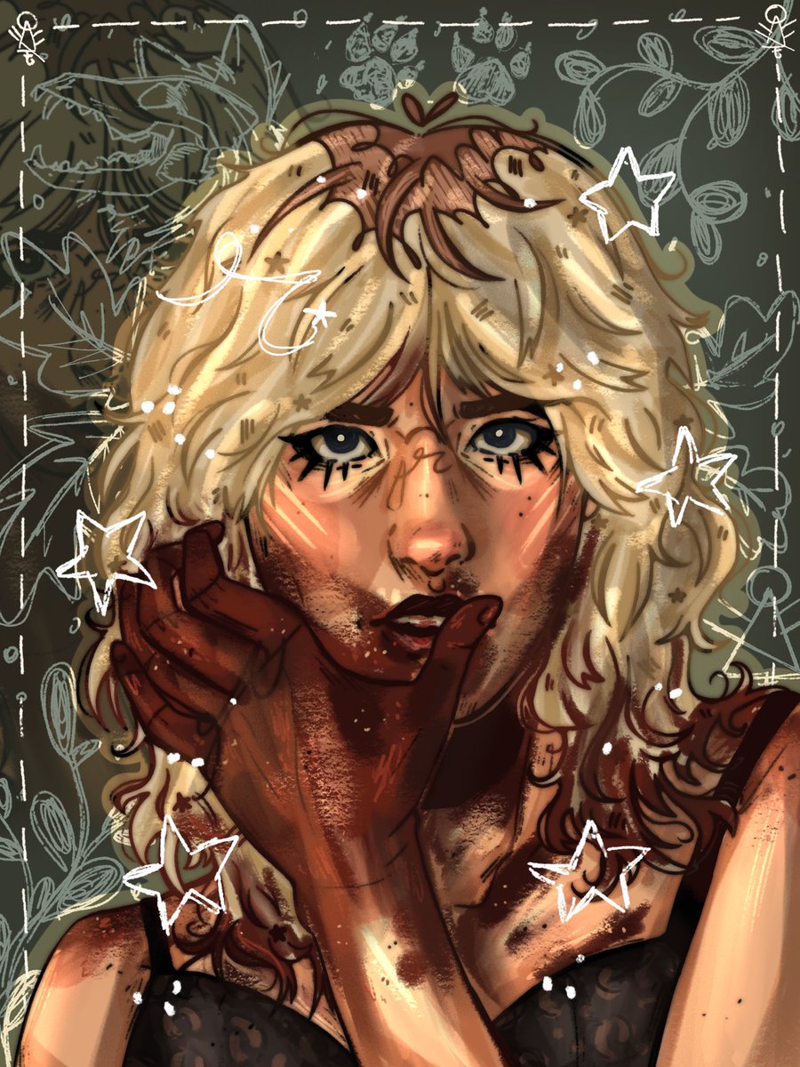 oliverhangout's tweet image. // blood 
🩸 🐺
#natscatorccio #yellowjacketsfanart #nataliescatorccio