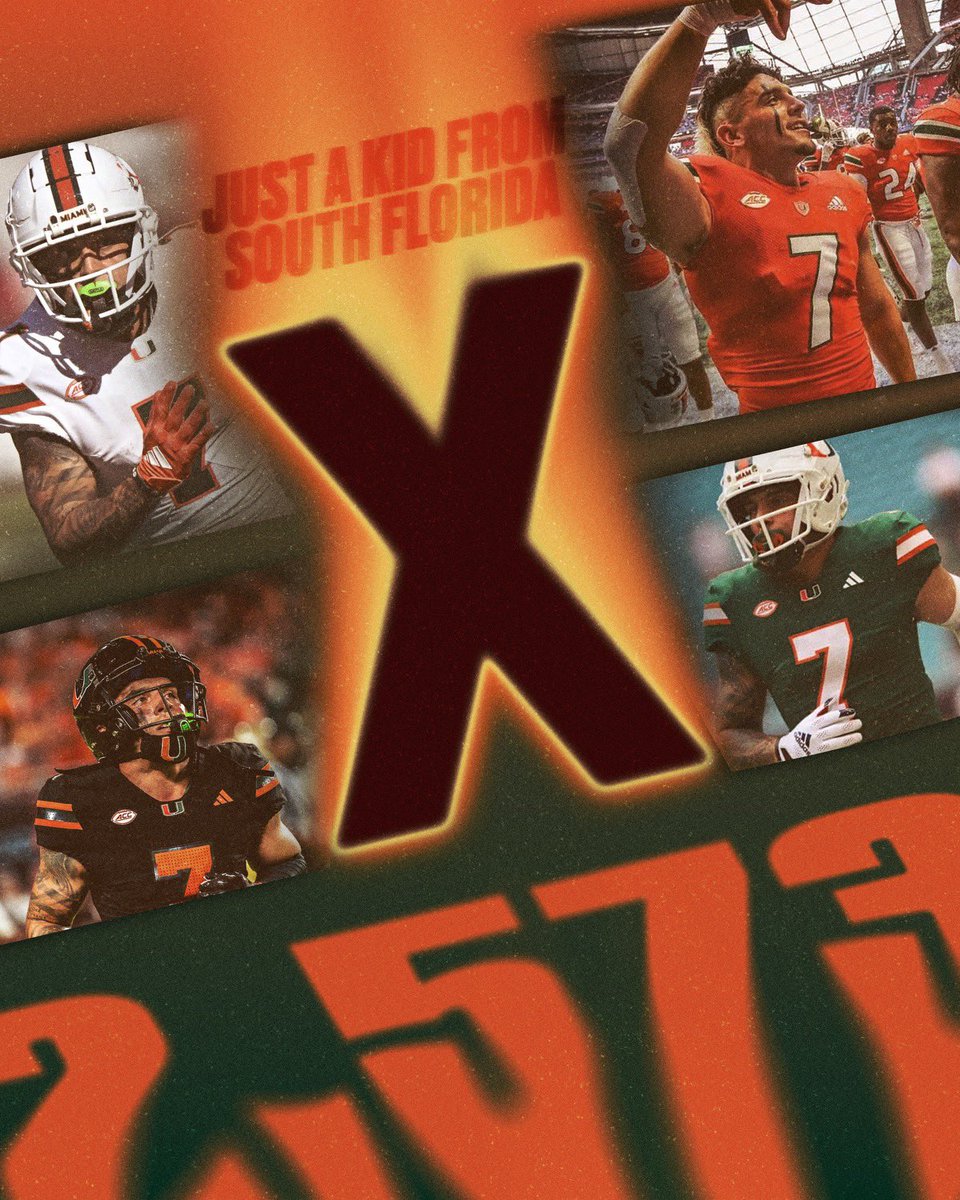 Record Breaker. 

#1 All-Time Receiving Yards leader.  (2573)

#1 All-Time Receptions leader. (182)

Just a kid from South Florida becoming a Cane LEGEND. 

🎨 <a href="/gabste_r/">gabs✨📷</a> | <a href="/XavierRestrepo1/">Xavier Restrepo</a>