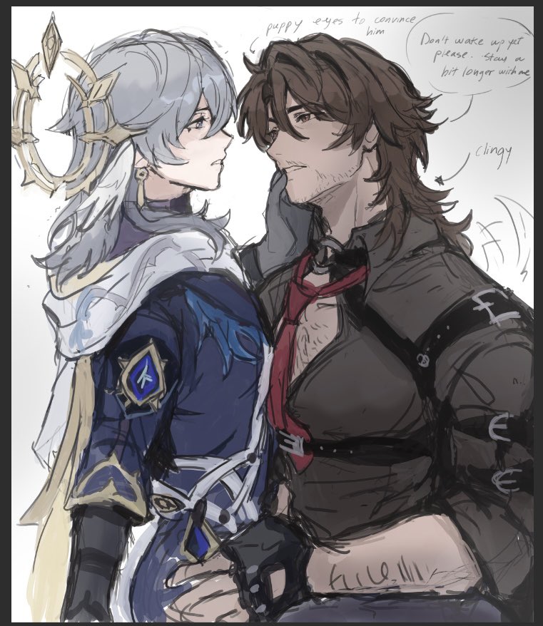 mirshumanji's tweet image. clingy galla sketch #galladay