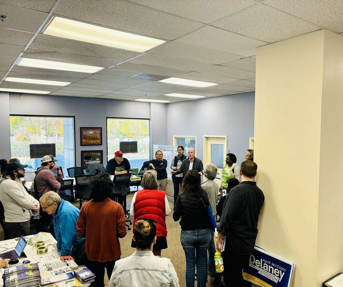 Chris Van Hollen (@vanhollenformd) on Twitter photo What a crew in Gaithersburg today! They’re focused on getting out the vote for <a href="/April4Congress/">April McClain Delaney</a> because we need common sense solutions, not extremism in #MD06.
Every call made and every door knocked makes a real difference. Thank you to these incredible volunteers! What a crew in Gaithersburg today! They’re focused on getting out the vote for <a href="/April4Congress/">April McClain Delaney</a> because we need common sense solutions, not extremism in #MD06.
Every call made and every door knocked makes a real difference. Thank you to these incredible volunteers!