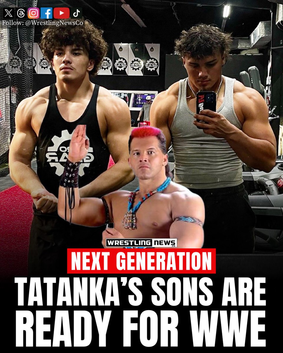 WrestlingNewsCo's tweet photo. Tatankaโs sons are ready for WWE. https://t.co/c4YM8kcRl4