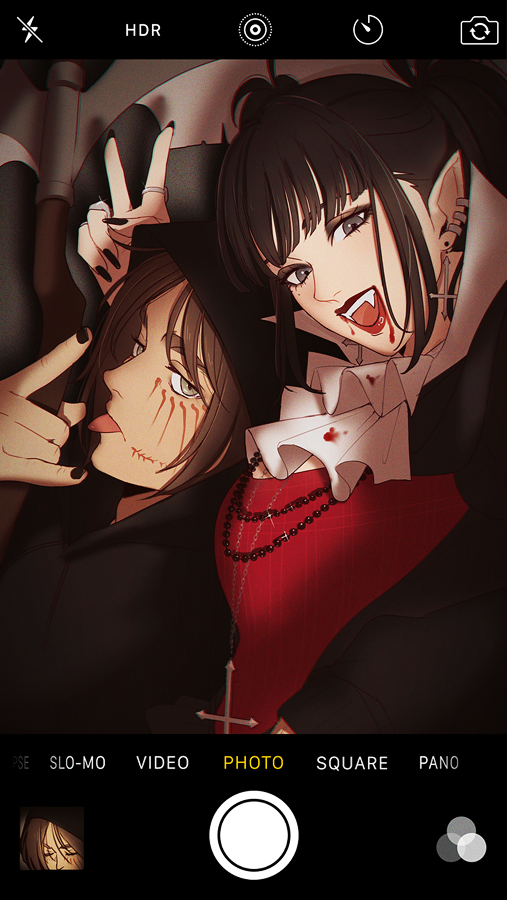 「their halloween night  」|el tiempo de dios es perfecto 🥔☁️👓のイラスト
