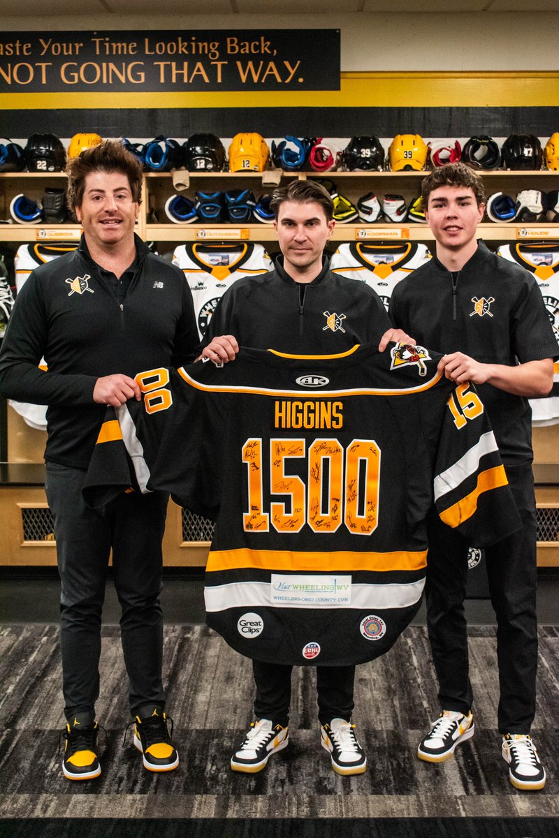 WheelingNailers's tweet image. As we get ready for puck drop on Opening Night, we want to congratulate Equipment Manager Bill Higgins on his 1,500th professional game! 

Congratulations Billy and thank you for all of your hard work with the Wheeling Nailers! 

#ForgeTheFuture