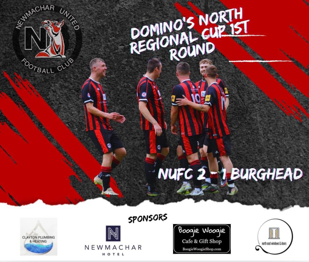 A late double from Ryan Cormack meant we made it through to the next round after the away side had scored on the stroke of half time.

Mon I Machar 🔴⚫️🔴