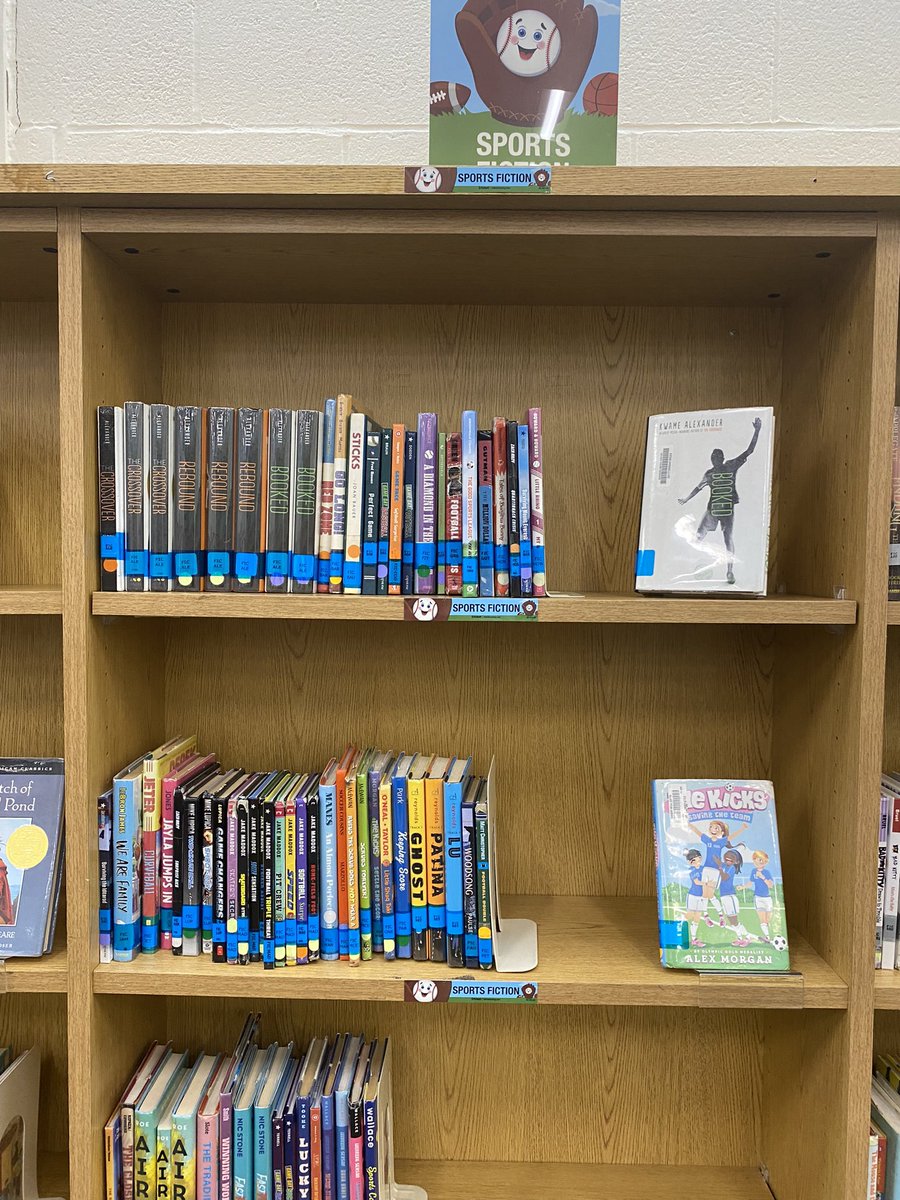 MrsHunt4books's tweet image. We have finally finished genrefying our fiction section.  This has increased our traffic and fiction checkouts.  Our students still love the graphic novels, but this has helped peek their interest in something new!  #CobbLMS