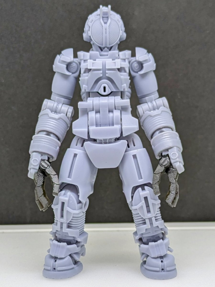 yasnishiyama's tweet photo. #ChituSystems
肘が付きました。
肘と手首の可動部分を改良テスト。
掌は予備パーツから https://t.co/6meBWhnzxS