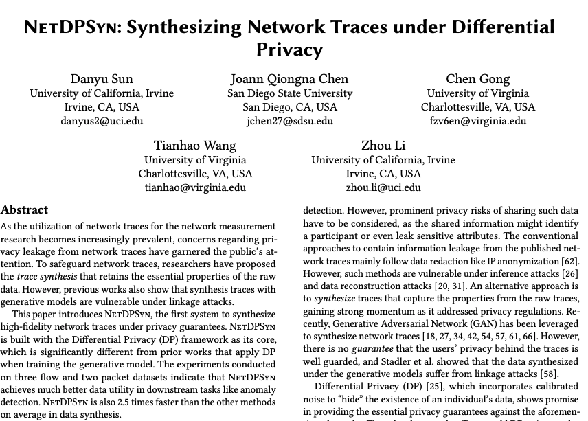 Happy to share our paper "" to be presented at @ACM_IMC_2024 #IMC2024 #imc24 next week at Madrid! This is <a href="/DanyuSun2/">Danyu Sun</a>'s first paper at my lab🥳, in a joint work with <a href="/AnonymousJoann/">Joann Chen</a>, Chen Gong, <a href="/bigflywth/">Tianhao Wang</a>. <a href="/bigflywth/">Tianhao Wang</a> will present the paper.