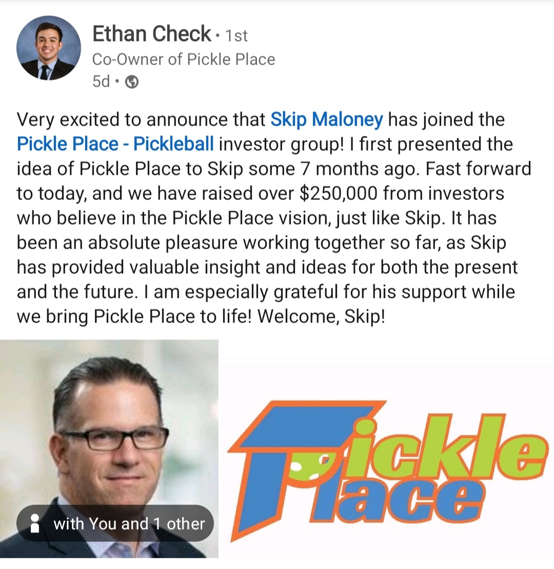 Happy to be involved in what will soon be Philly's premiere Pickleball facility.

Coming this January/February!

#Pickleball