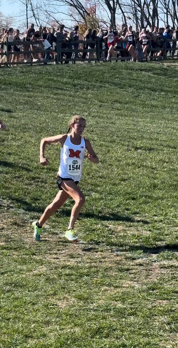 MarlingtonHS's tweet photo. Irelyn Johnson topped off her phenomenal sophomore XC season with a 14th place finish at today's OHSAA State Cross-Country Championships. Irelyn battled hard to secure her podium and All-Ohio position, showing her grit and determination. She ran a season-best time of 18:31. https://t.co/QVYTz2PVr7