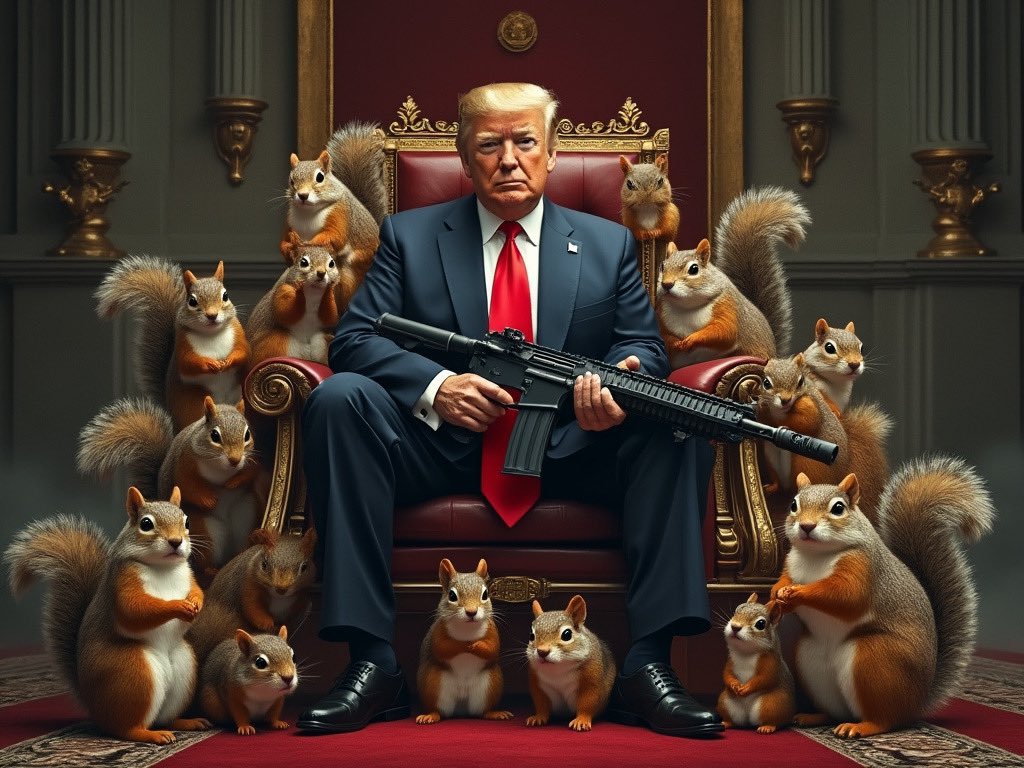 Dass ein Eichhörnchen womöglich eine US-Wahl entscheidet, ist auch schon wieder sehr amerikanisch. 

Ich liebs. 

Justice for #Peanut!