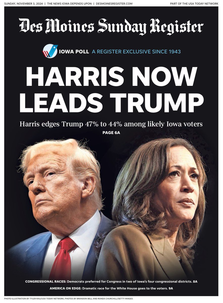 CynthiaAllison's tweet image. THE NIGHTMARE IS ENDING!😱#IowaPoll