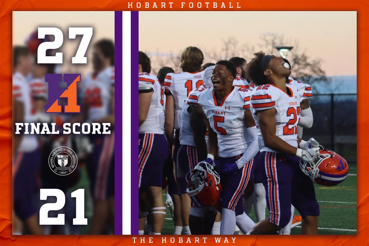 Coming home with a W and Conference Championship!!
#TheHobartWay #Team130
