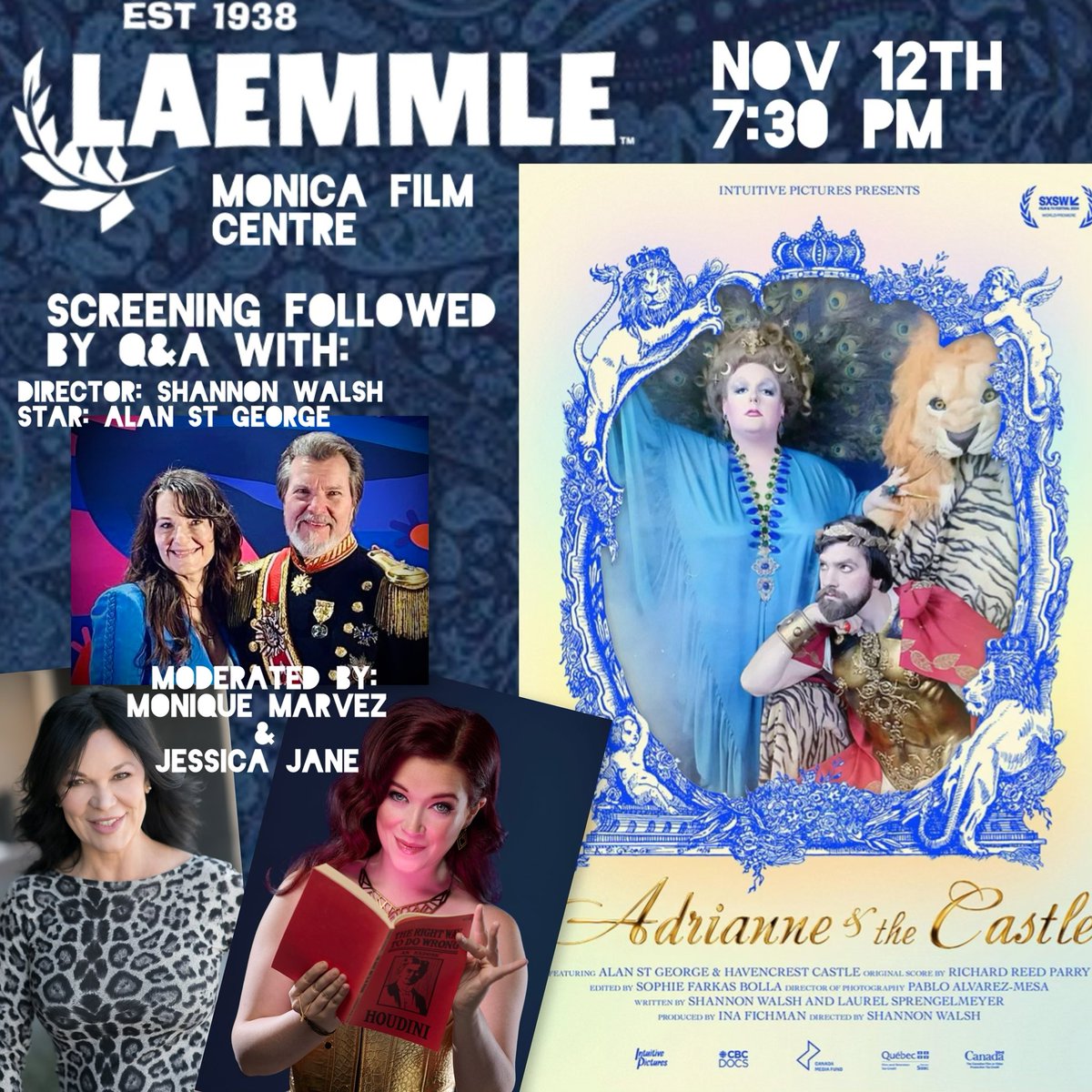 Join <a href="/moniquemarvez/">monique marvez</a> and I for this premiere at <a href="/laemmlemonica/">Laemmle Monica Film Center</a> Nov 12th at 7:30!

laemmle.com/film/adrianne-…

<a href="/laemmle/">Laemmle Theatres</a>