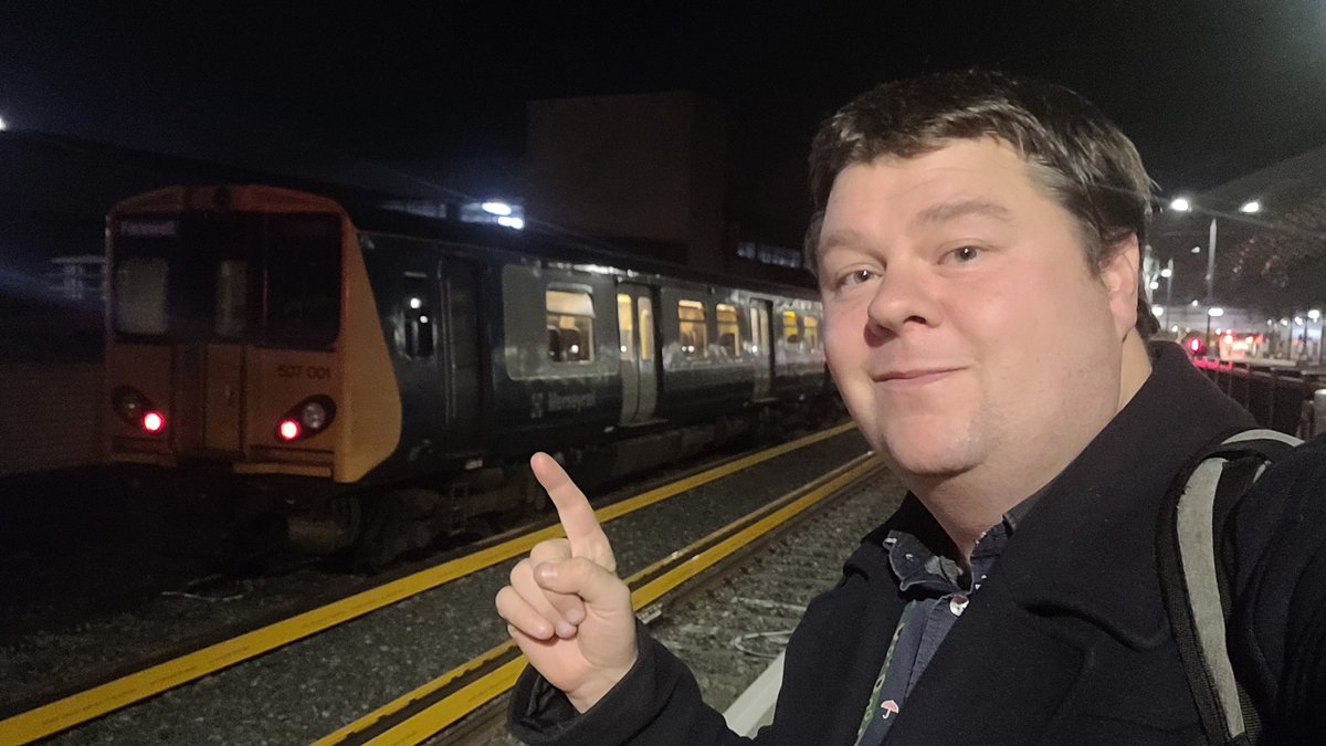 Tomorrow... we race! 

Merseyrail Class 507, 507001 at Southport Wall Siding ready for tomorrow Sefton Sparkler Charter
