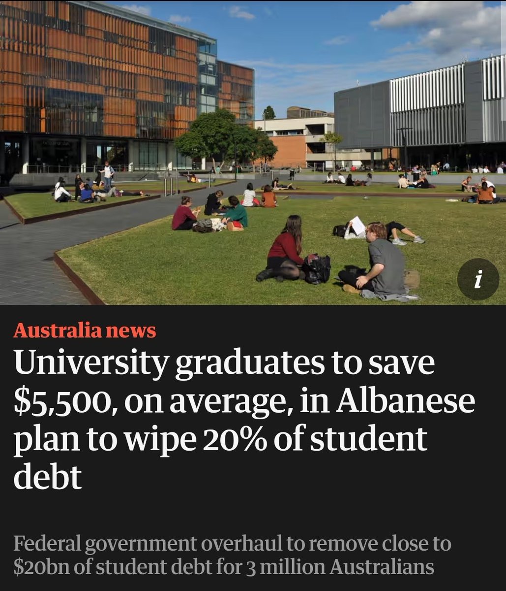 AusProgressive's tweet image. Imagine a government that just gets down to business.
Rather than an endless cycle of bait and switch.
"Our whole nation benefits when we make it easier for people to access education.” - Anthony Albanese
But only on proviso....
#DemandBetter
theguardian.com/australia-news…