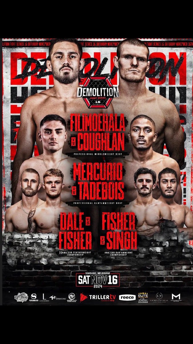 Demolition Fight Series tweet media