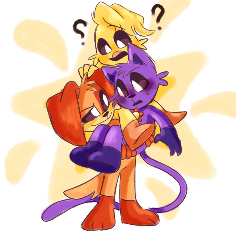 FloresBibi91054's tweet image. Dogday X Catnap con Kickin

#SmilingCritters #catnap #dogday #Catnapxdogday #catnappoppyplaytime #Kickinchicken #PoppyPlaytime