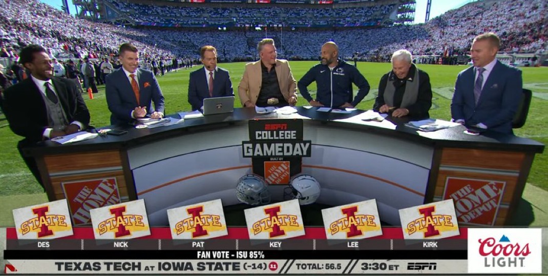 Ahem <a href="/CollegeGameDay/">College GameDay</a> 🤷‍♂️