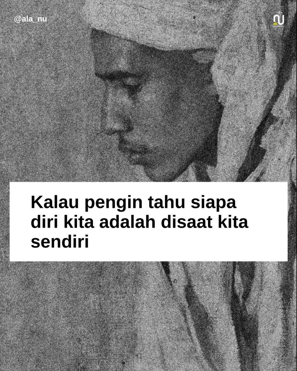 Kalau ingin tahu siapa diri kita adalah disaat kita sendiri.

A Thread