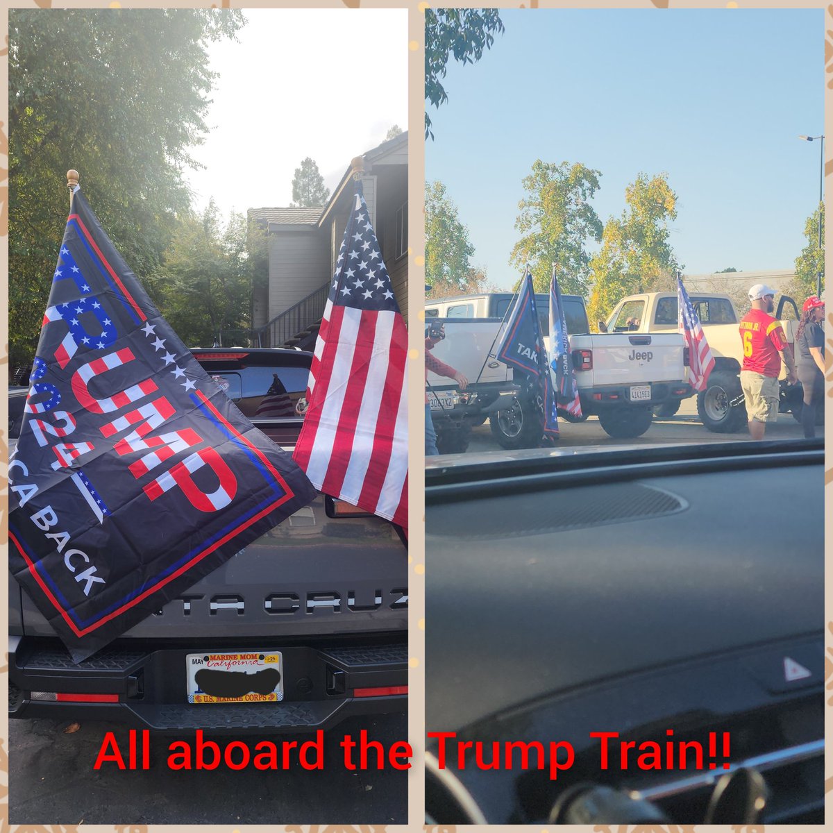 MysticalSyx's tweet photo. ALLL ABOARD THE TRUMP TRAIN!!! https://t.co/4edKDcgzEx