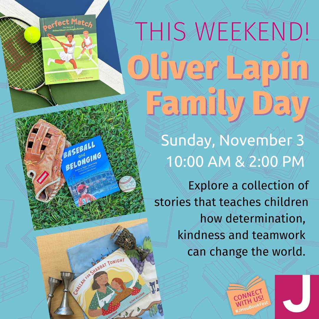 Jennifer Moore (@librarianjmo) on Twitter photo Check out these author visits happening TOMORROW <a href="/erjcchouston/">Evelyn Rubenstein JCC</a>! Register at bit.ly/3ArdZdr Thanks to #GishPicks for this info! #Jhoubookfest #IgniteYourLife Check out these author visits happening TOMORROW <a href="/erjcchouston/">Evelyn Rubenstein JCC</a>! Register at bit.ly/3ArdZdr Thanks to #GishPicks for this info! #Jhoubookfest #IgniteYourLife