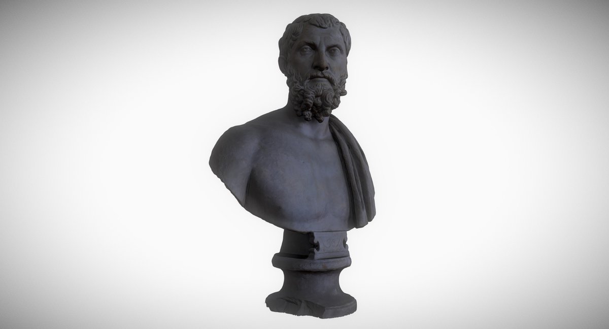 GeoffreyHM's tweet image. Bust of a rhetorician, 200-235 CE, minor asia, Smyrna (‘Diana’s Bath’), marble. fab.com/s/40e4365e09d2 @fab #3dscanning #3DModels #GameDevelopmentAssets #CulturalHeritage