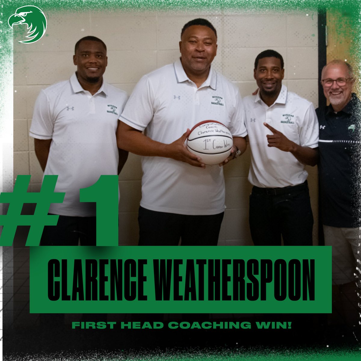 FIRST OF MANY. Congratulations to <a href="/CCoachspoon/">Clarence Weatherspoon</a> on his first head coaching win! We are excited that it came as an MCC Eagle! It's obvious already this will be the first of many. Keep up the great work Coach.
#mcceagles
#findyourwings