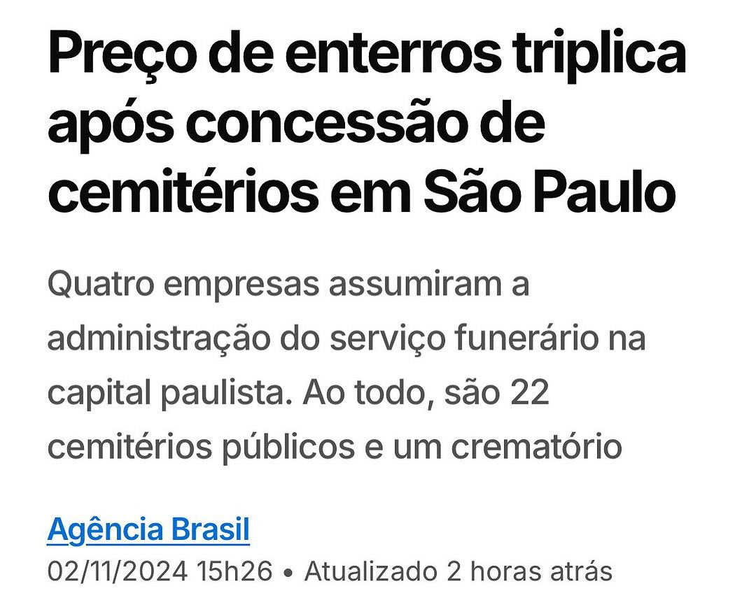#Repost @guilhermeboulos.oficial
Dia de Finados na cidade que criou a indústria da morte. Ninguém pode dizer que não alertamos.